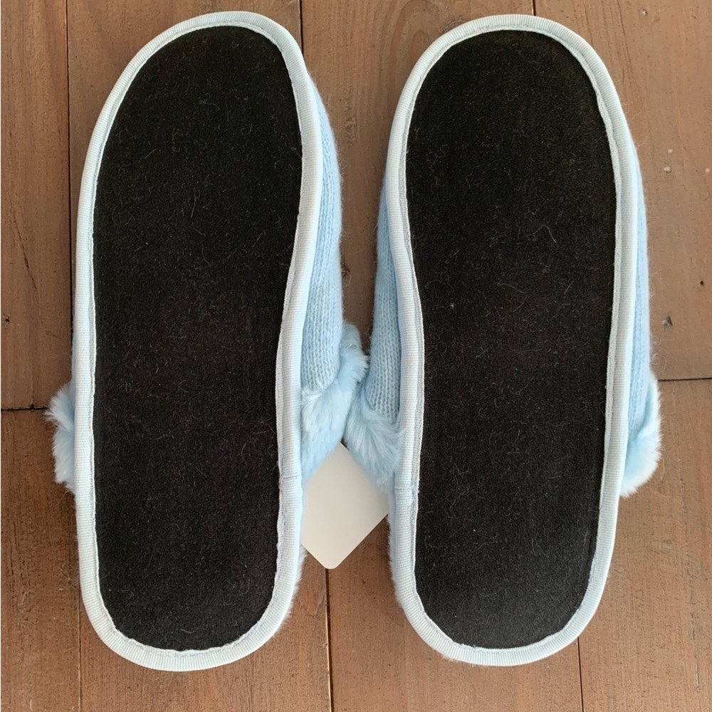Portolano women soft blue lounge slippers NWT Purple - Picture 2 of 5